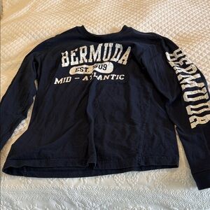 Navy Bermuda Long Sleeve Shirt